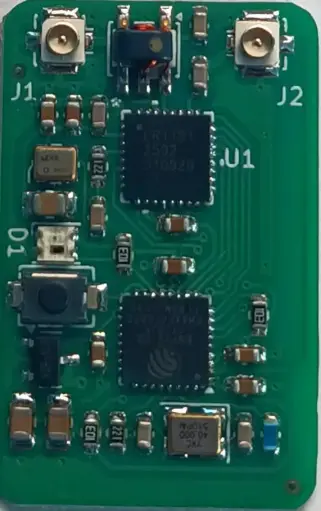 Приймач ELRS 433 МГц (150 - 700 МГц) + 2.4 ГГц (1.7-2.7 ГГц) LR1121 LR1121 Generic ESP32C3 Aeronetix